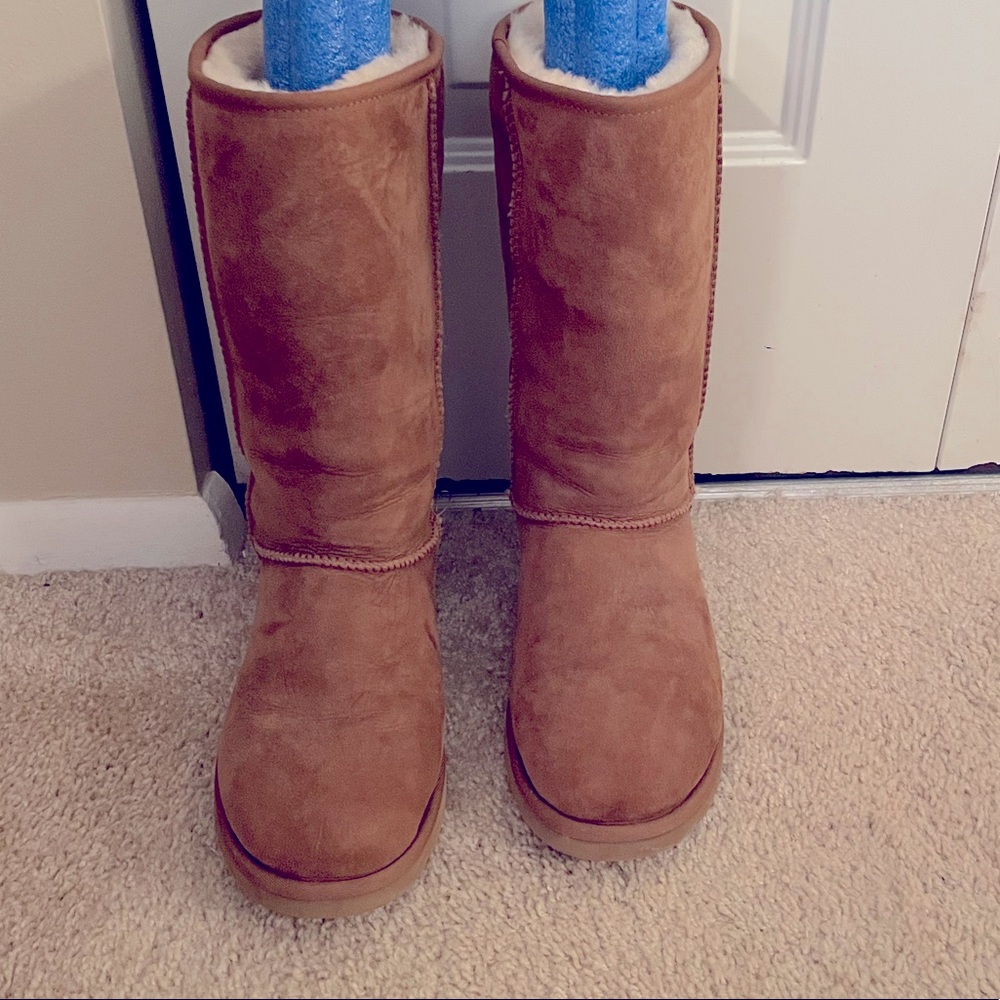 UGG Classic Genuine Lined Tall Boot- Chestnut